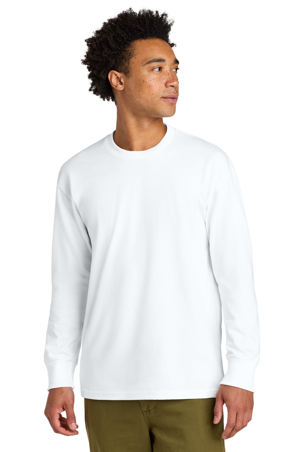 Next Level Apparel Heavyweight Long Sleeve Tee NL7211 - White - front