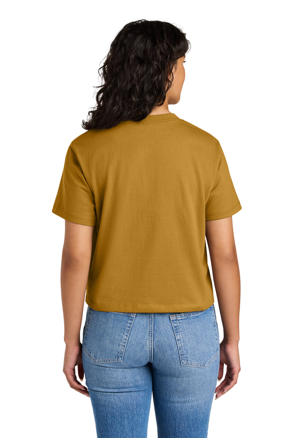 Next Level Apparel Women's Heavyweight Boxy Tee NL7610 - Antique Gold - back