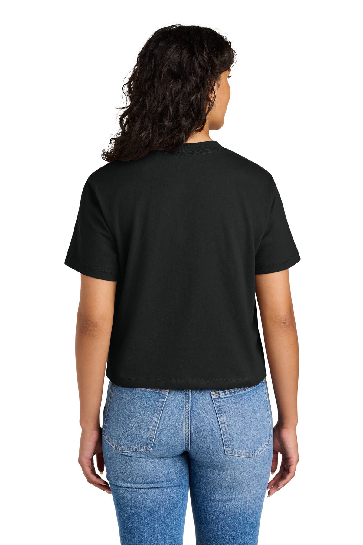 Next Level Apparel Women's Heavyweight Boxy Tee NL7610 - Black - back