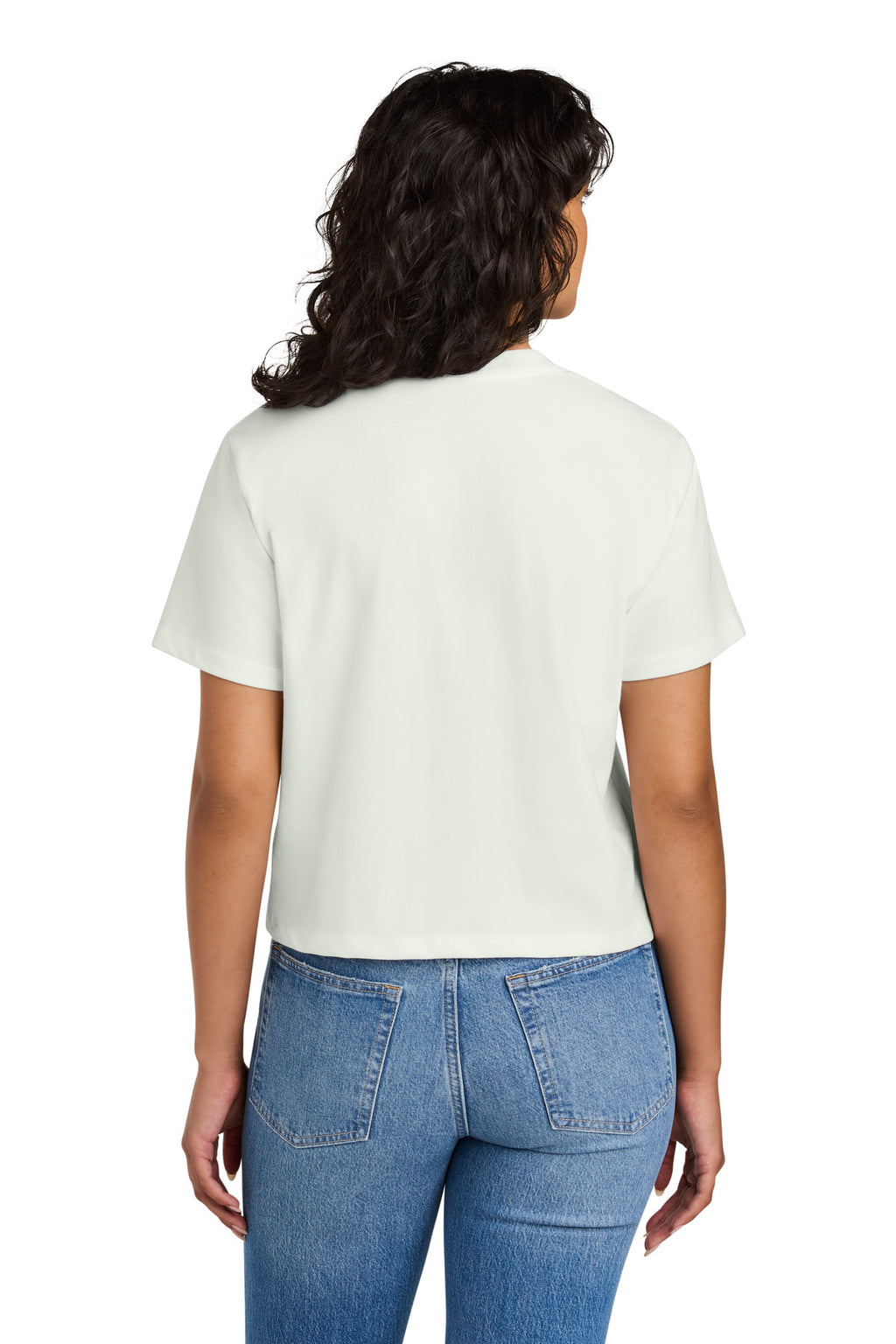 Next Level Apparel Women's Heavyweight Boxy Tee NL7610 - Bone - back