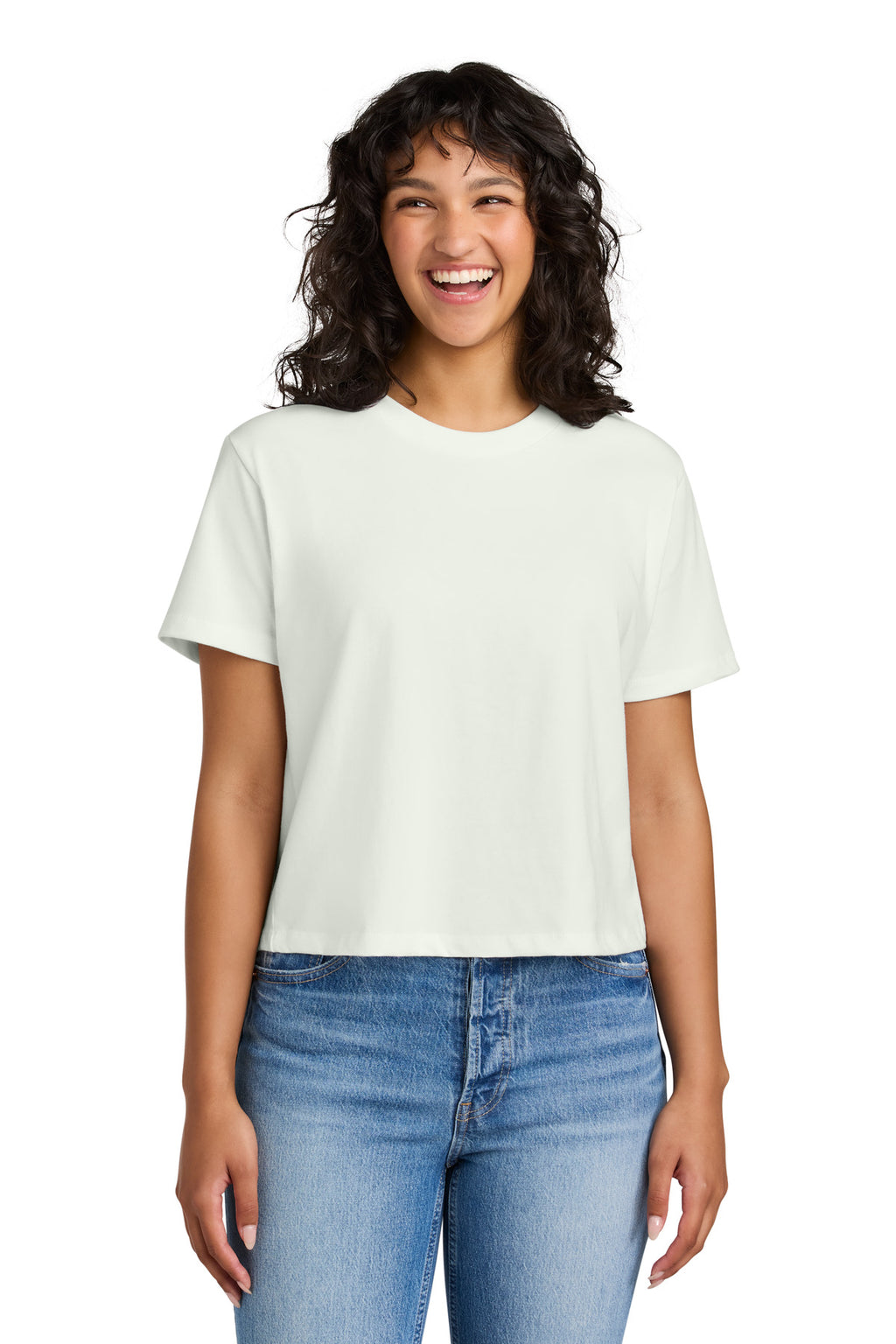 Next Level Apparel Women's Heavyweight Boxy Tee NL7610 - Bone - front