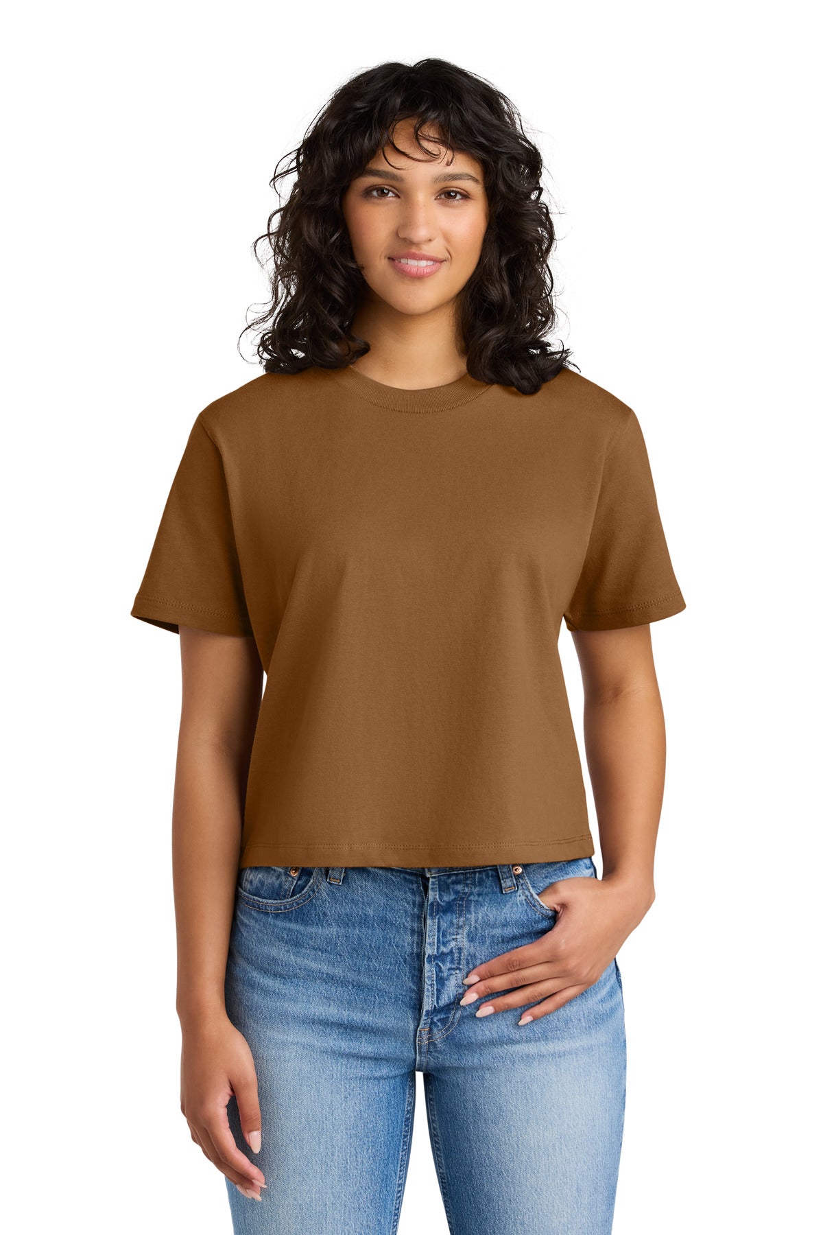 Next Level Apparel Women's Heavyweight Boxy Tee NL7610 - Clay - front