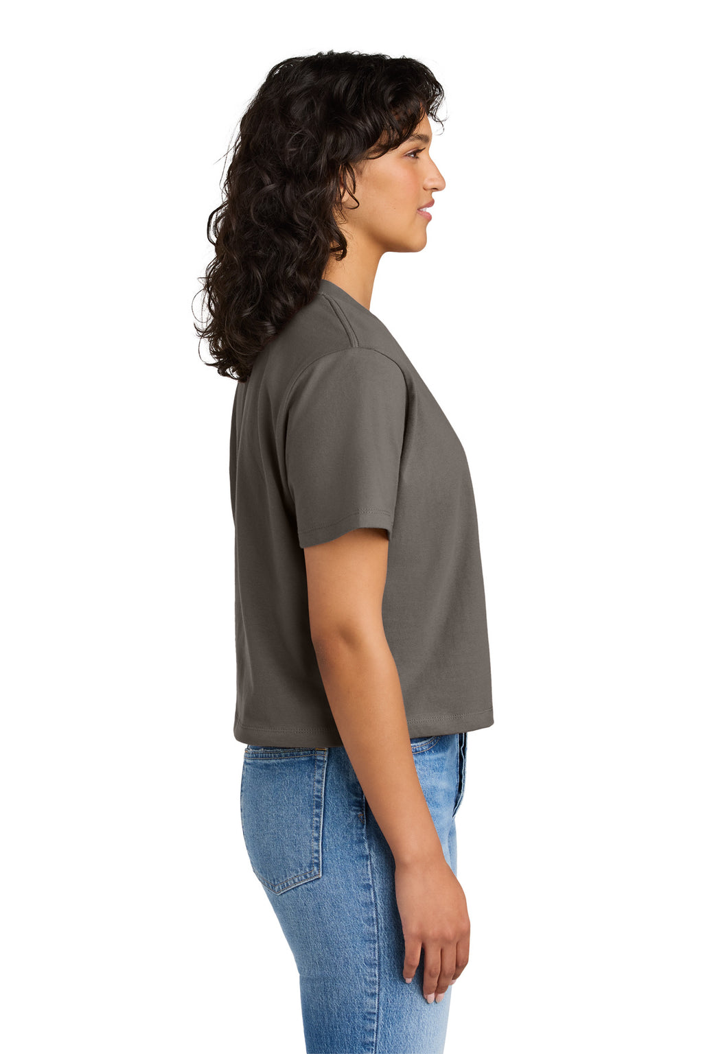 Next Level Apparel Women's Heavyweight Boxy Tee NL7610 - Shiitake - side