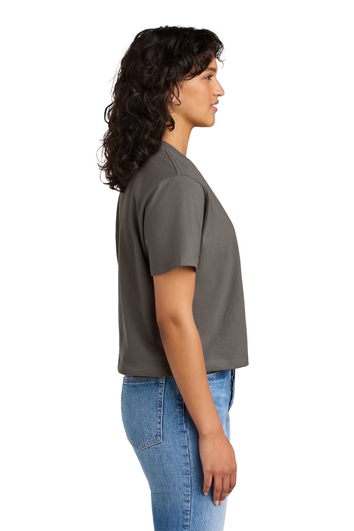 Next Level Apparel Women's Heavyweight Boxy Tee NL7610 - Shiitake - side