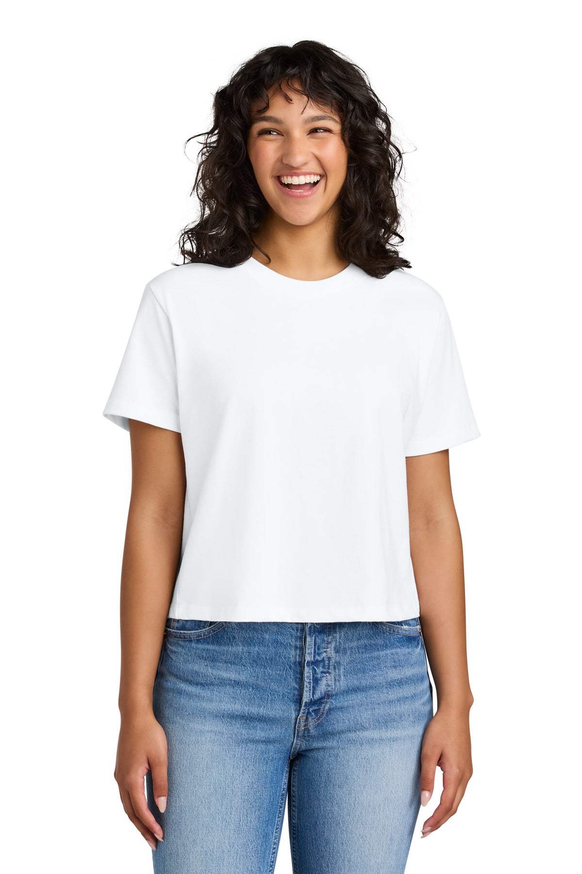 Next Level Apparel Women's Heavyweight Boxy Tee NL7610 - White - front