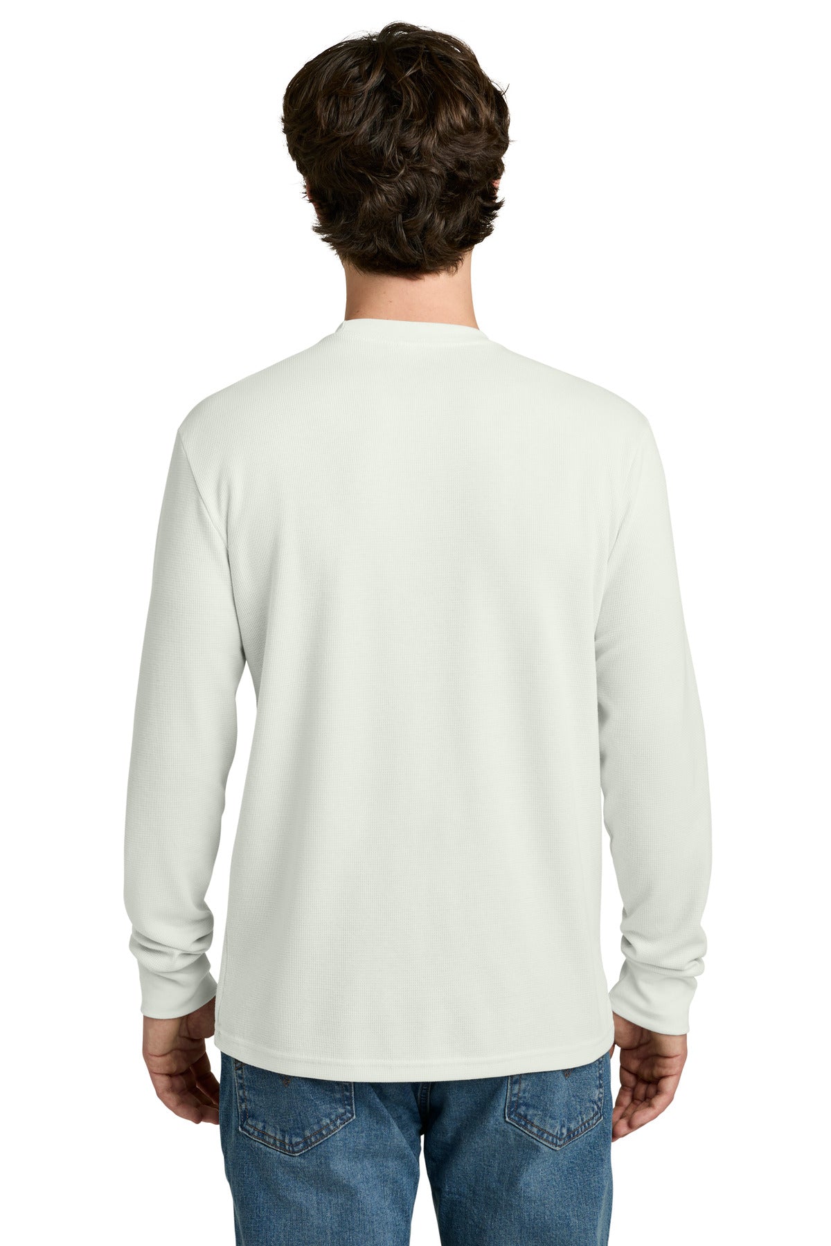 Next Level Apparel Ideal Thermal Long Sleeve Tee NL8211 - Bone - back