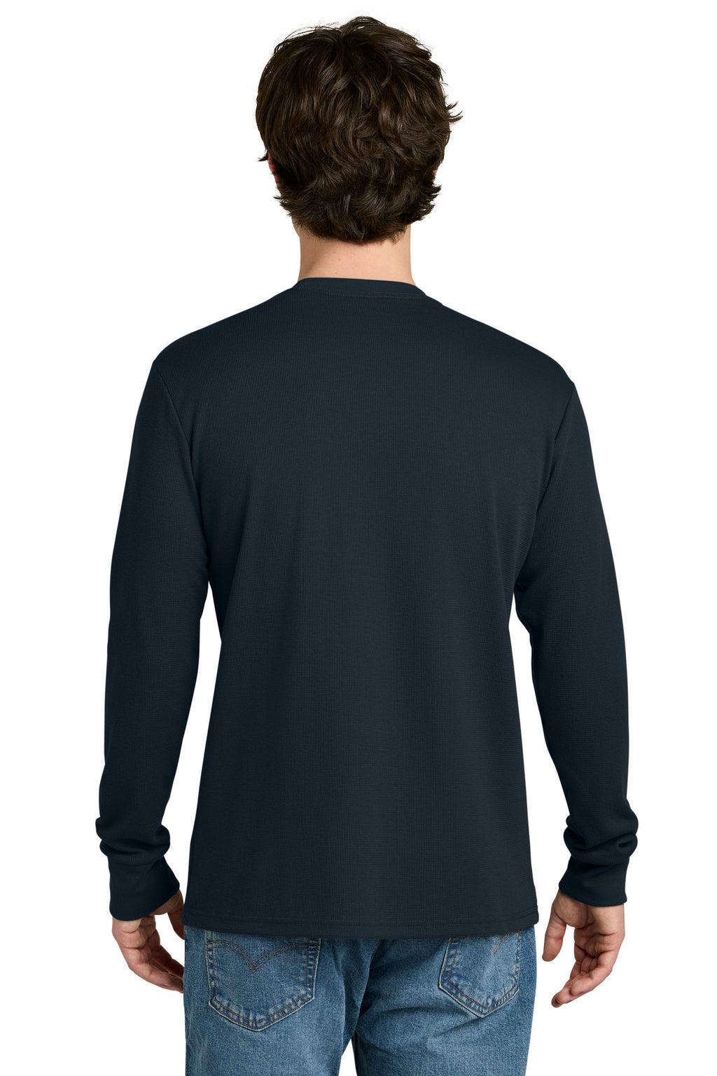 Next Level Apparel Ideal Thermal Long Sleeve Tee NL8211 - Midnight Navy - back