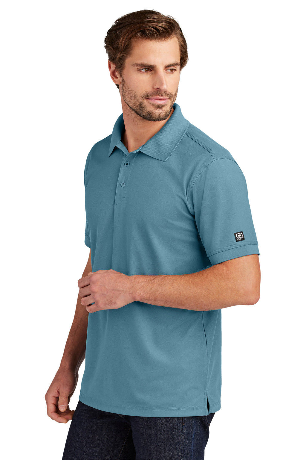 OGIO - Caliber2.0 Polo     OG101 - Blue Mist - side