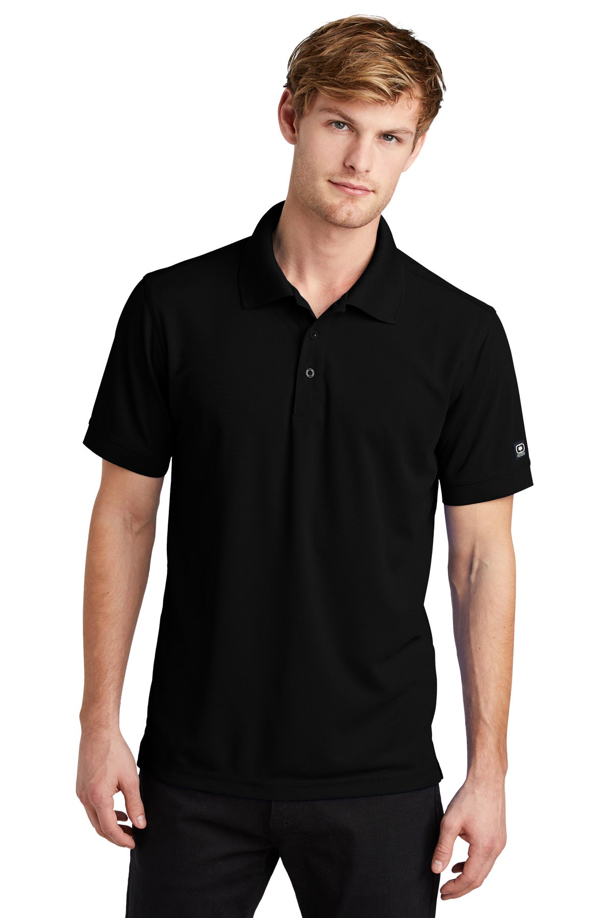OGIO - Caliber2.0 Polo     OG101 - Blacktop - front