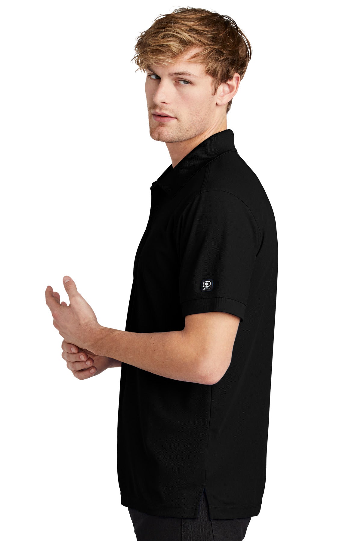 OGIO - Caliber2.0 Polo     OG101 - Blacktop - side
