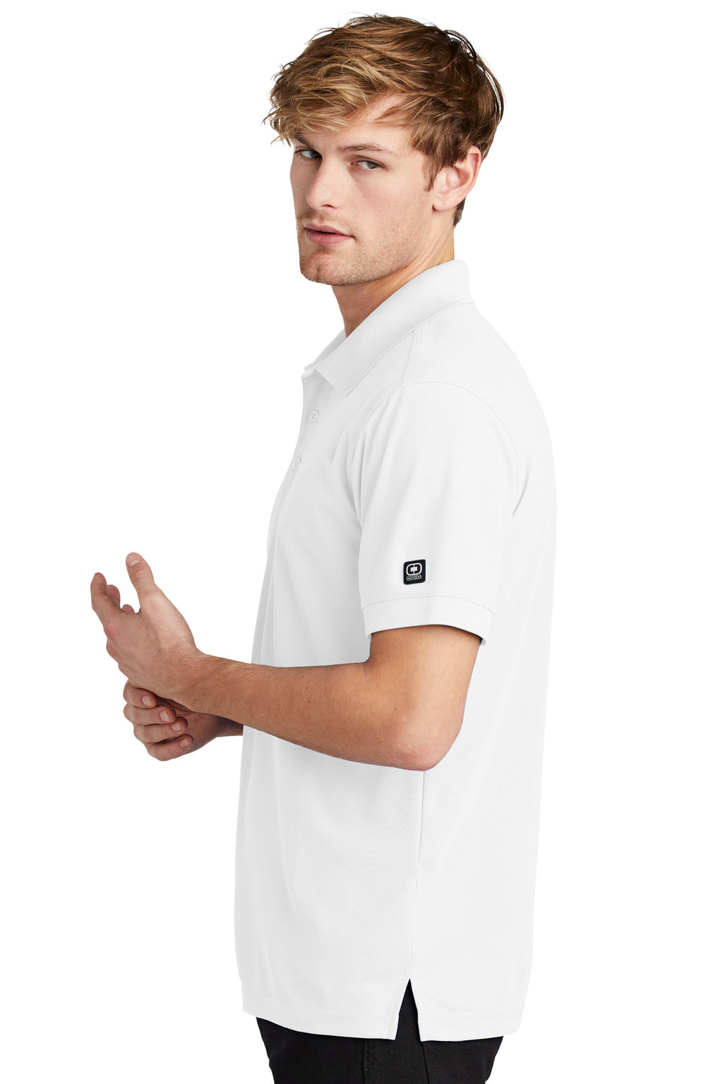 OGIO - Caliber2.0 Polo     OG101 - Bright White - side