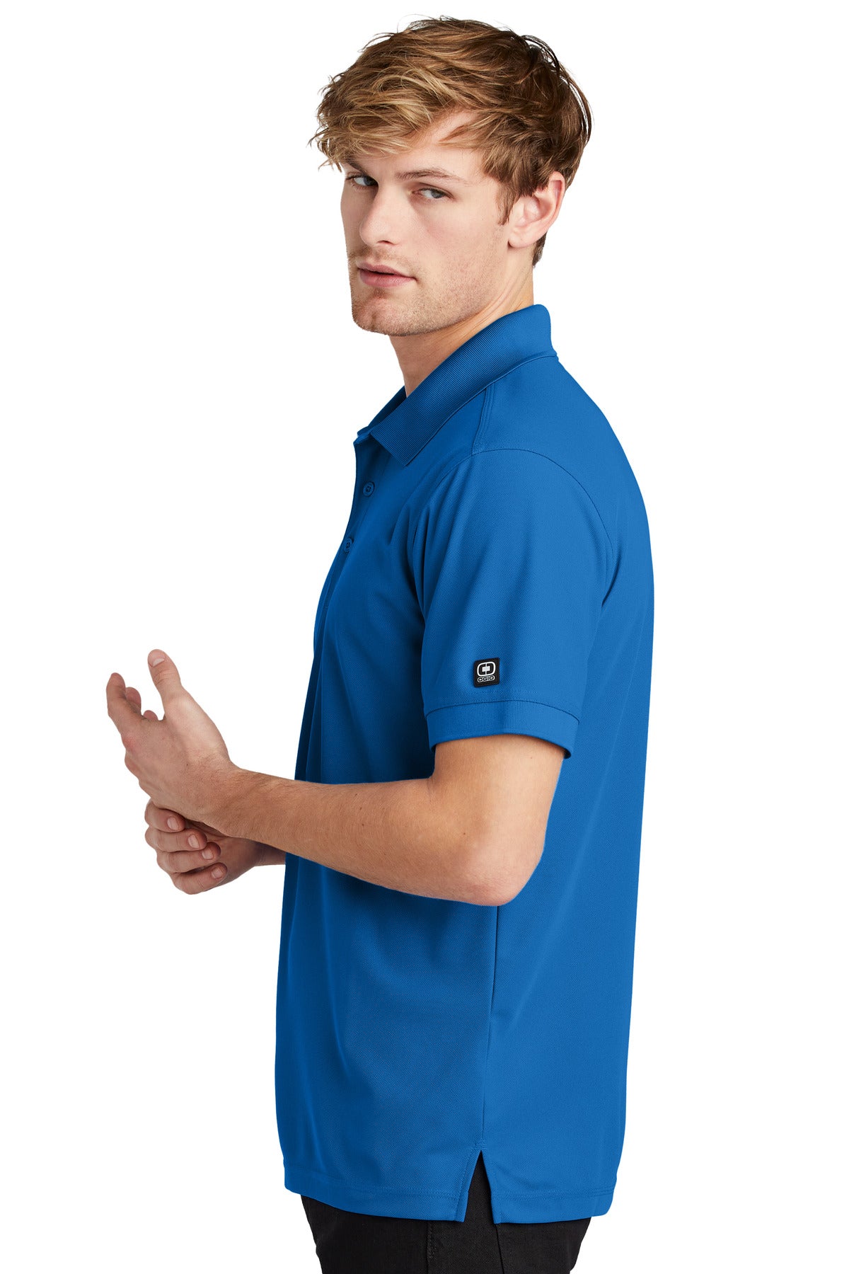 OGIO - Caliber2.0 Polo     OG101 - Electric Blue - side