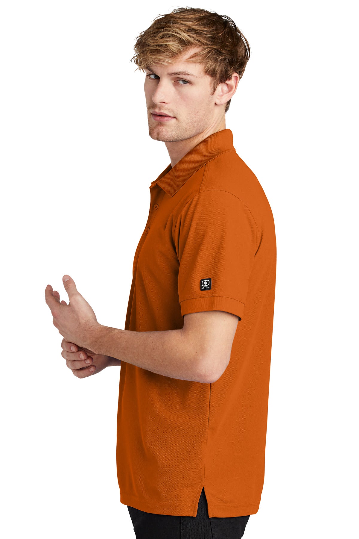 OGIO - Caliber2.0 Polo     OG101 - Flare Orange - side