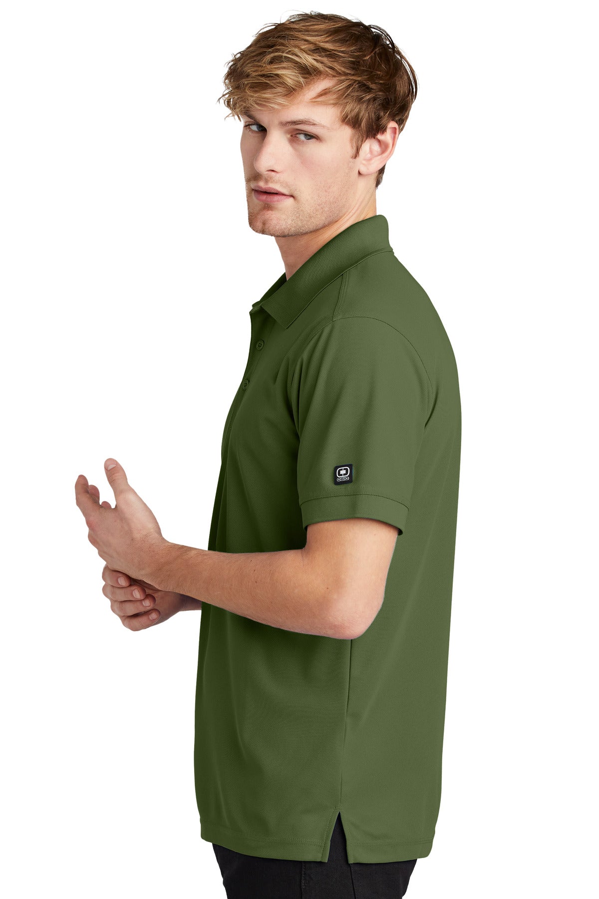 OGIO - Caliber2.0 Polo     OG101 - Grit Green - side