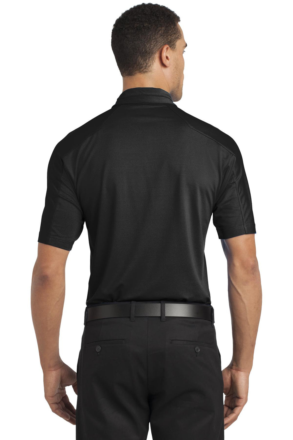 OGIO Linear Polo. OG1030 - Blacktop - back
