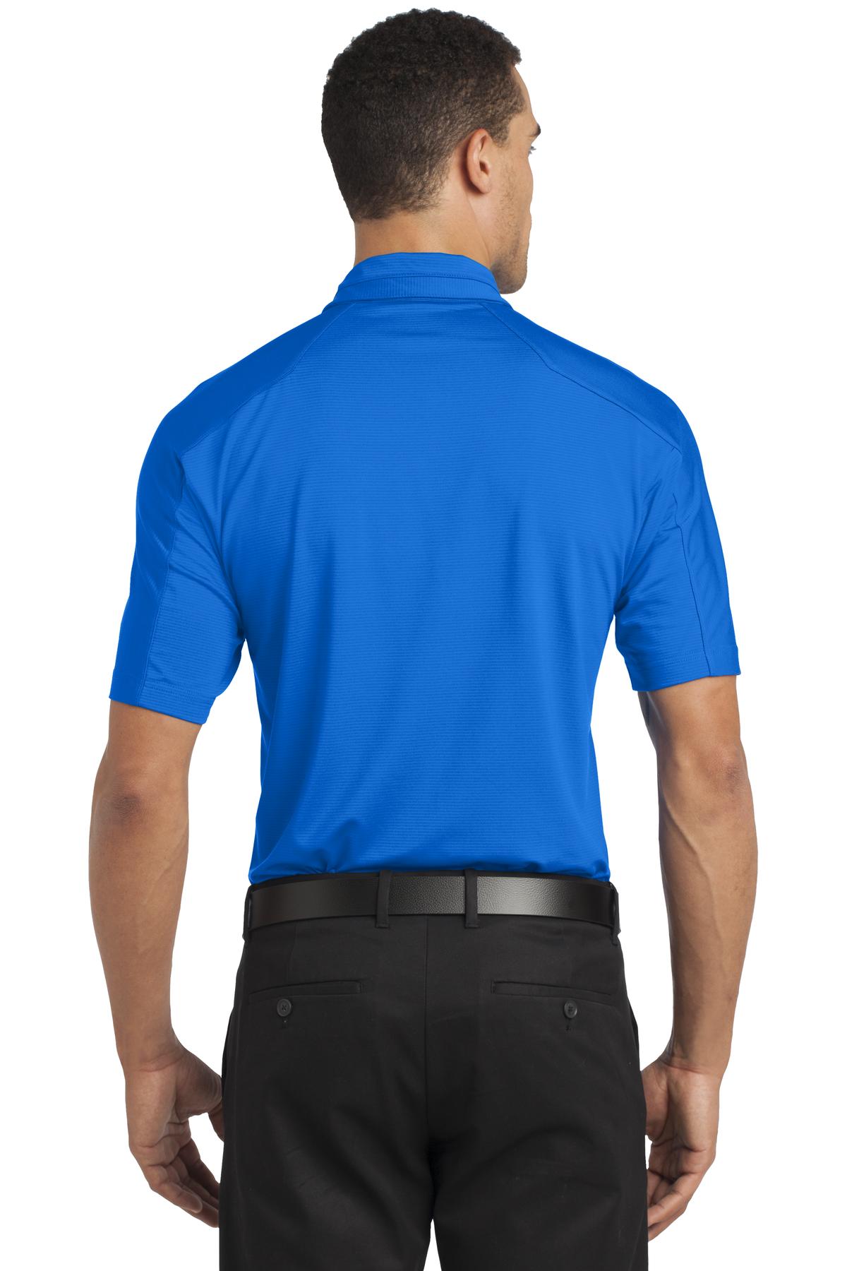 OGIO Linear Polo. OG1030 - Electric Blue - back