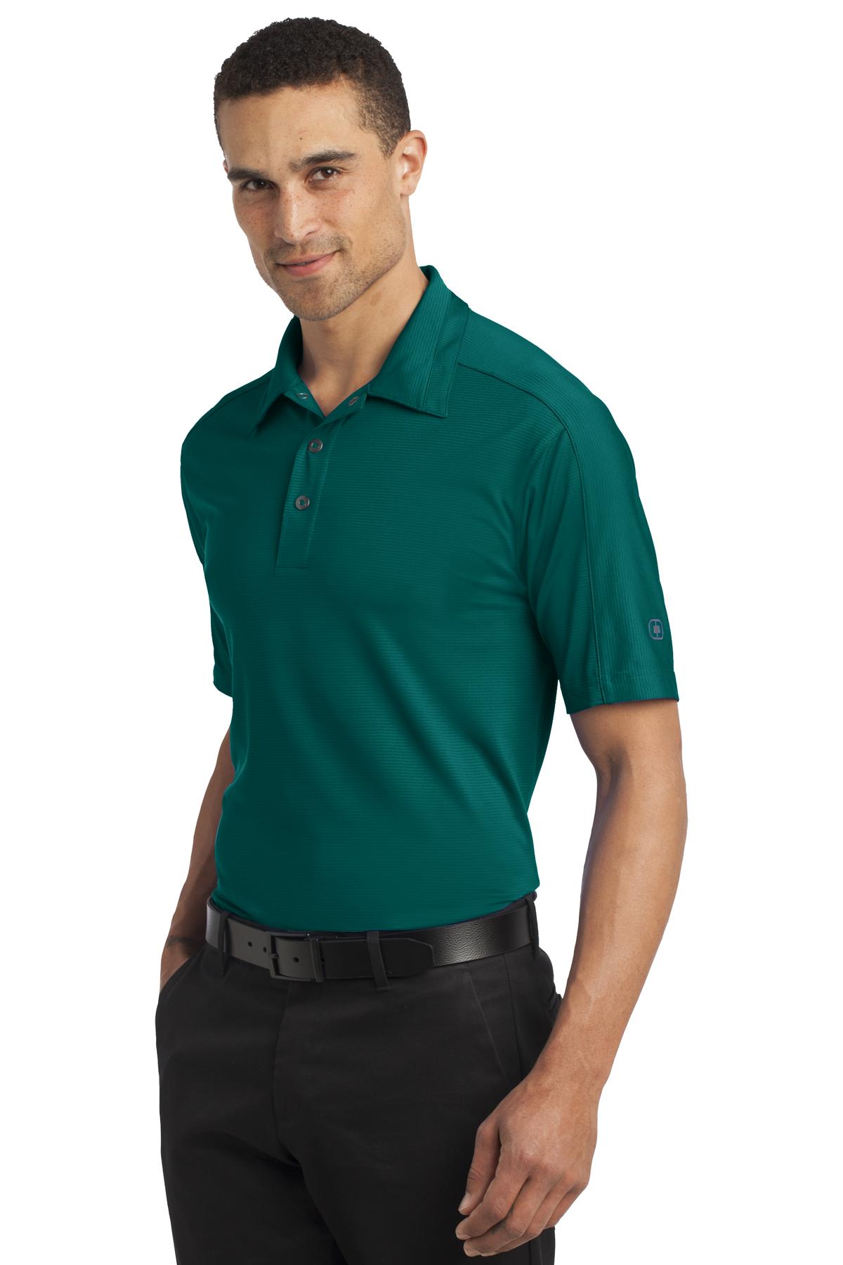OGIO Linear Polo. OG1030 - Fuel Green - three_q