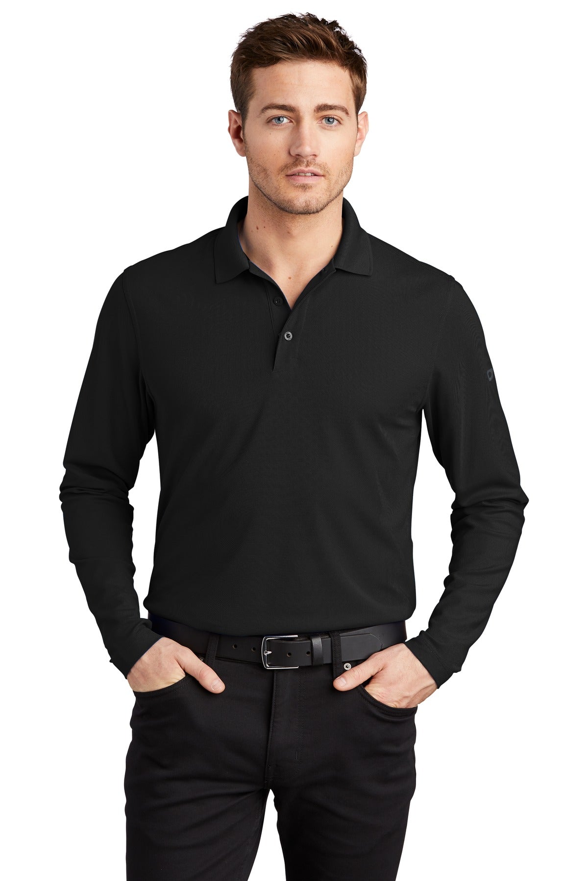 OGIO Caliber2.0 Long Sleeve OG105 - Blacktop - front