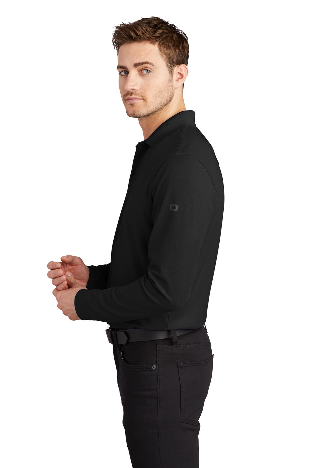 OGIO Caliber2.0 Long Sleeve OG105 - Blacktop - side