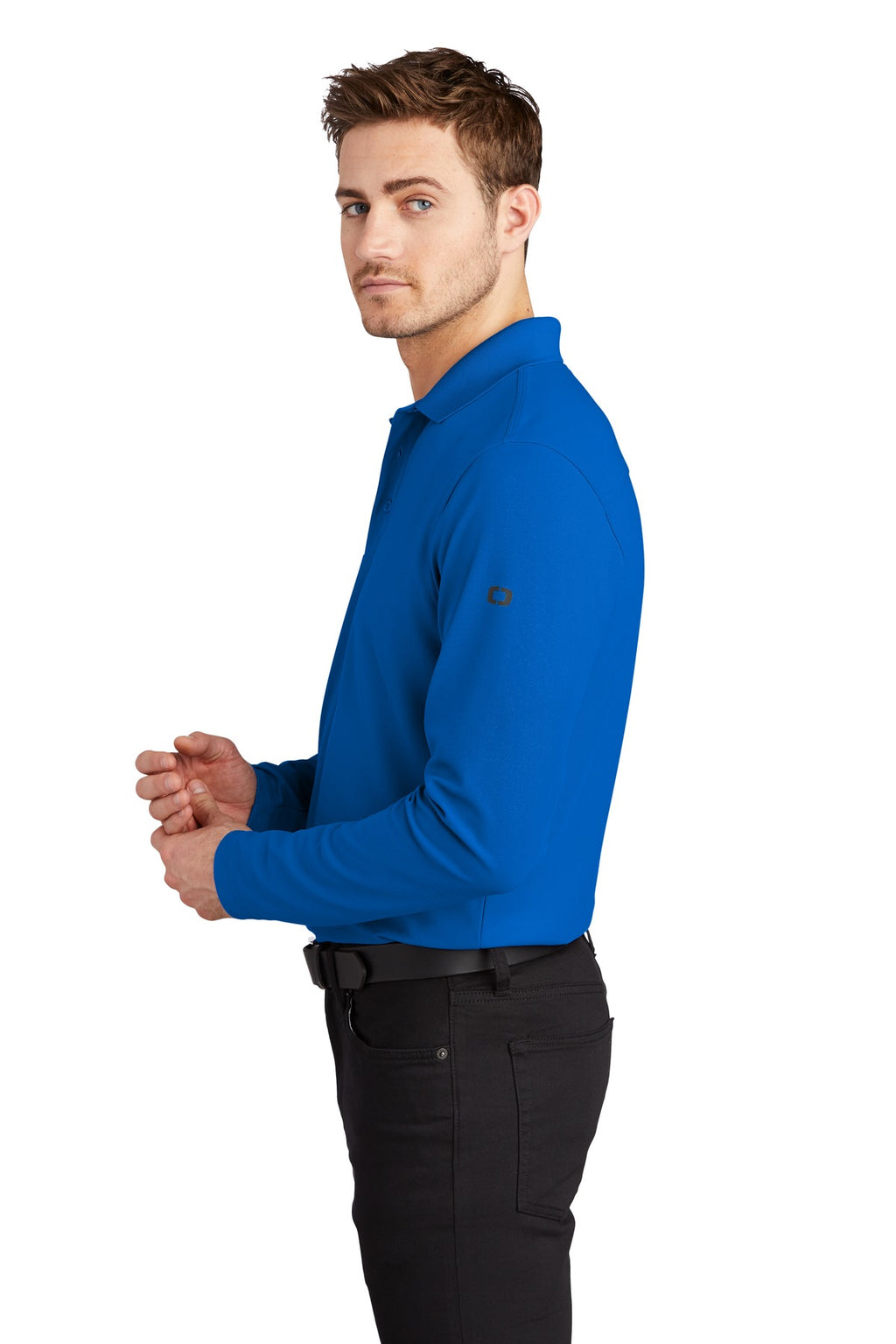 OGIO Caliber2.0 Long Sleeve OG105 - Electric Blue - side