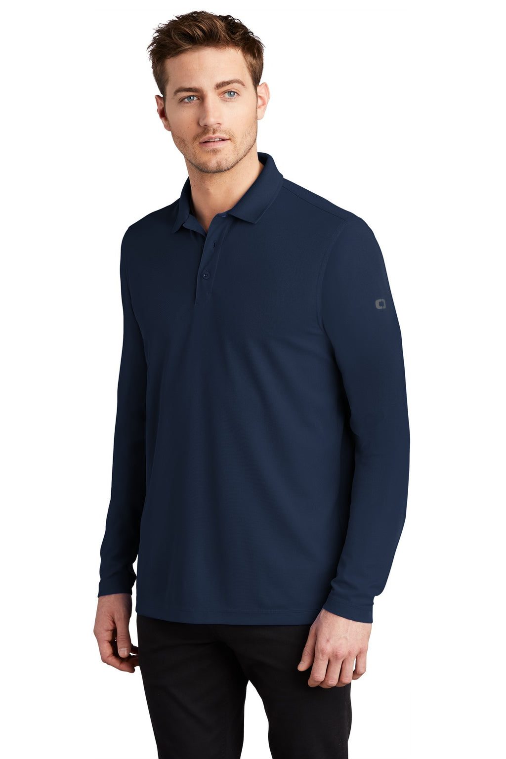 OGIO Caliber2.0 Long Sleeve OG105 - Navy - three_q