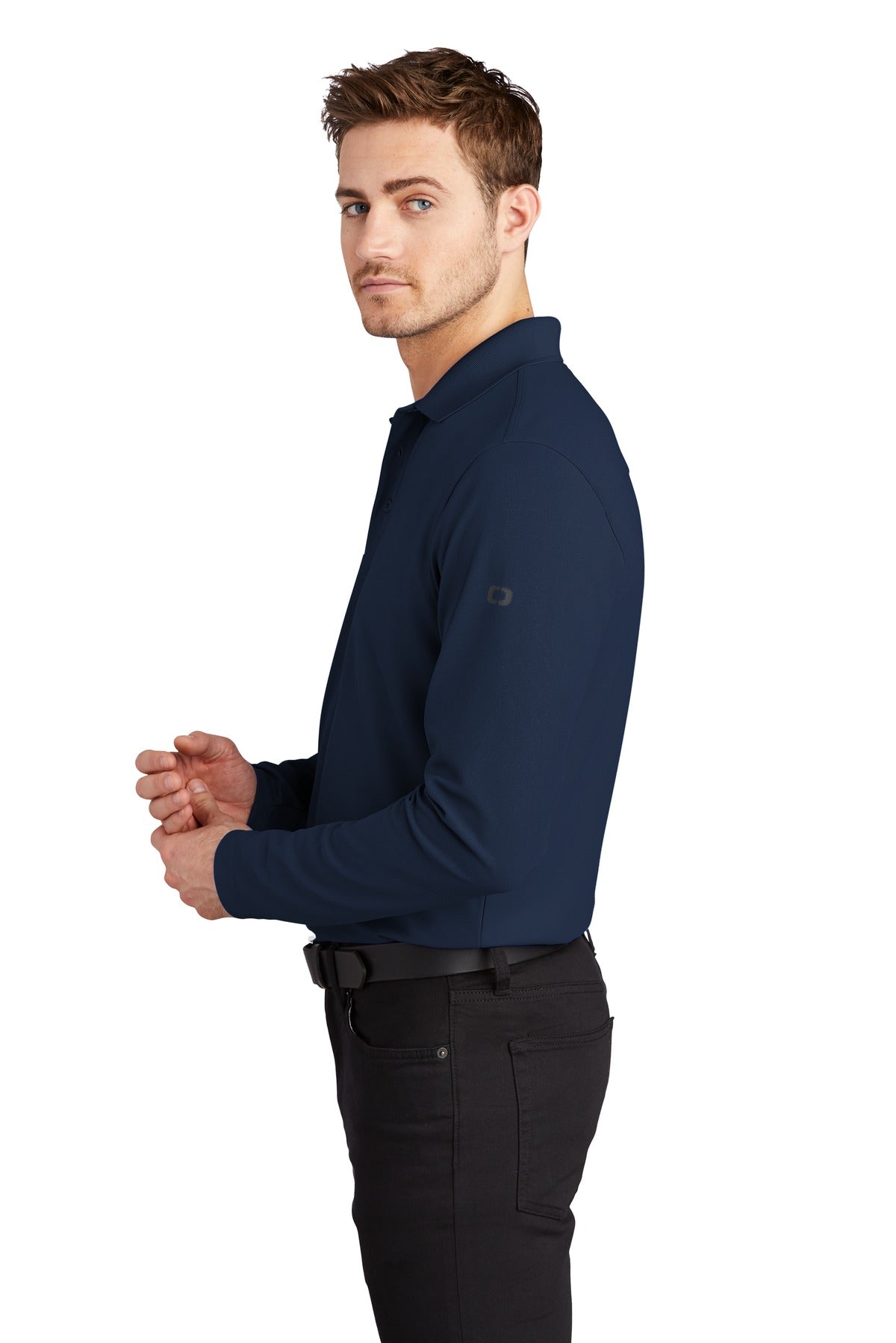 OGIO Caliber2.0 Long Sleeve OG105 - Navy - side