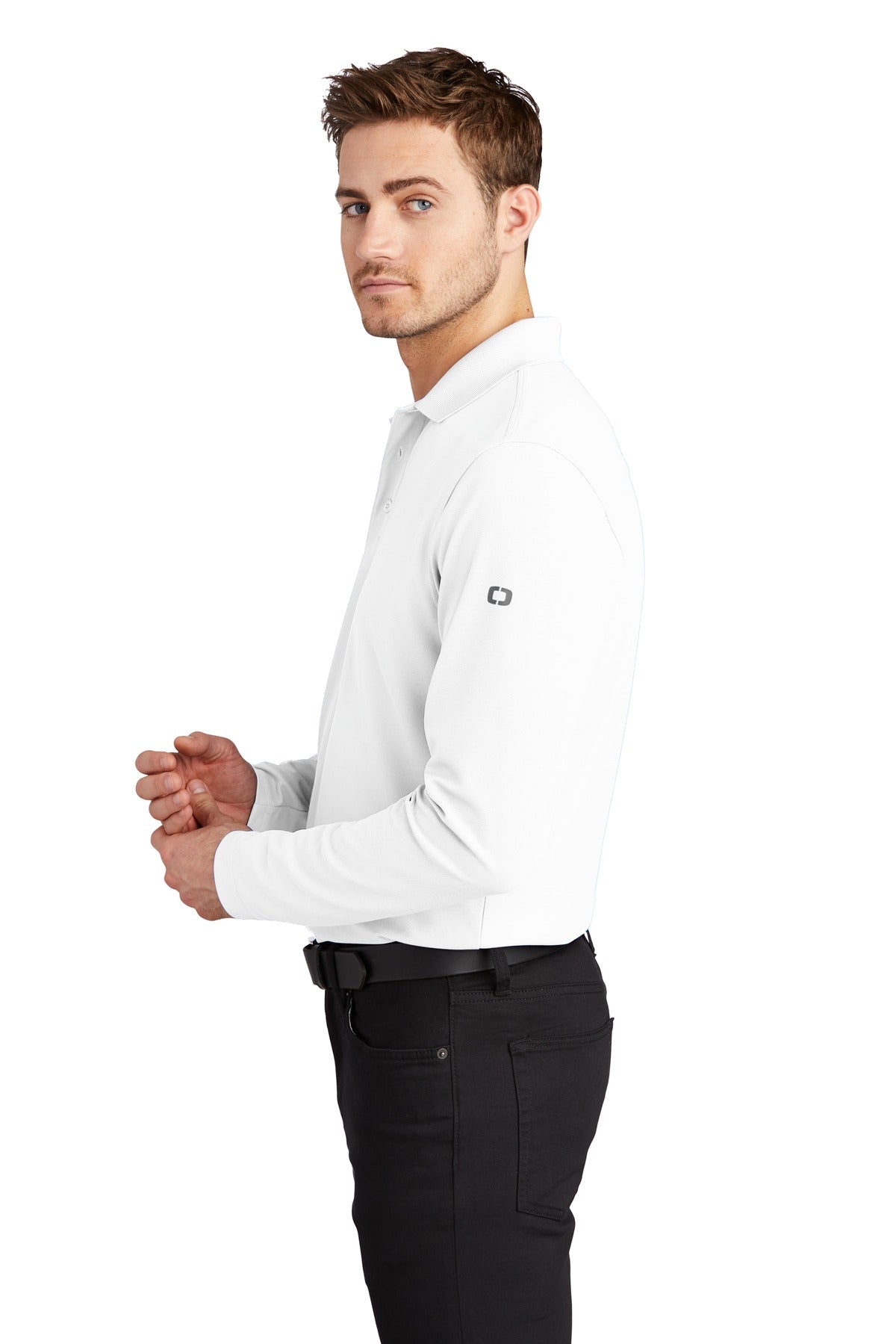 OGIO Caliber2.0 Long Sleeve OG105 - Bright White - side