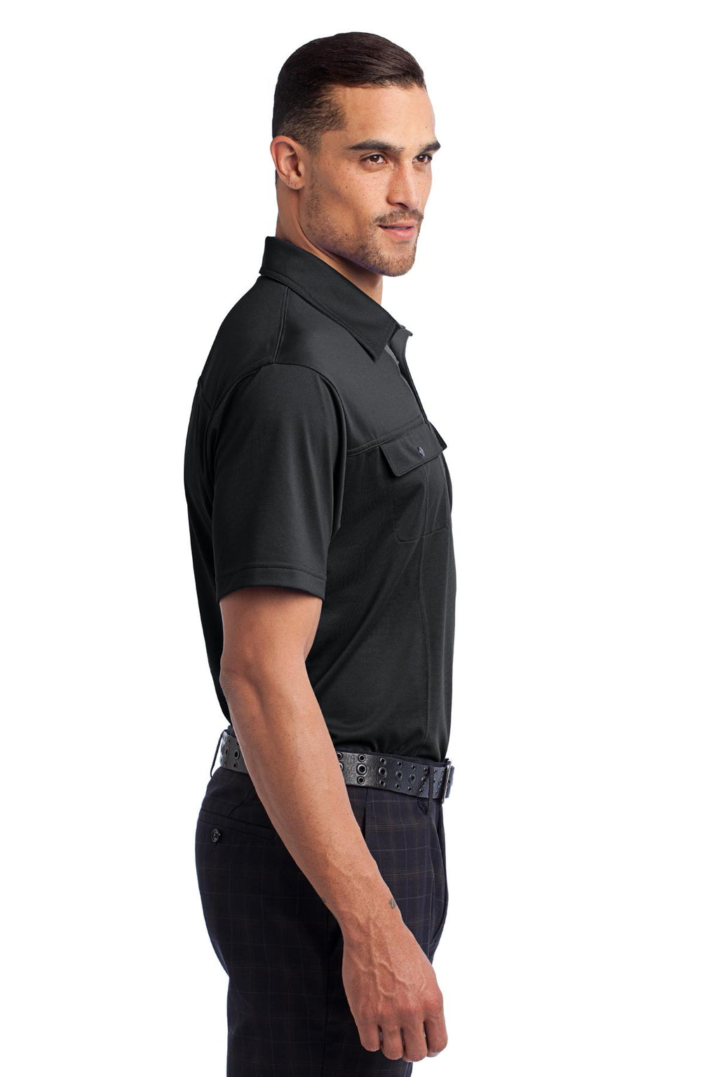 DISCONTINUED OGIO Axle Polo. OG113 - Blacktop - side