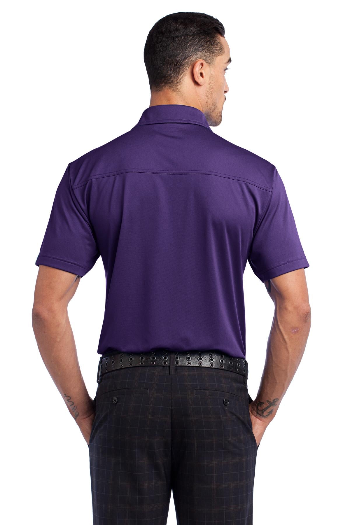 DISCONTINUED OGIO Axle Polo. OG113 - Piston Purple - back