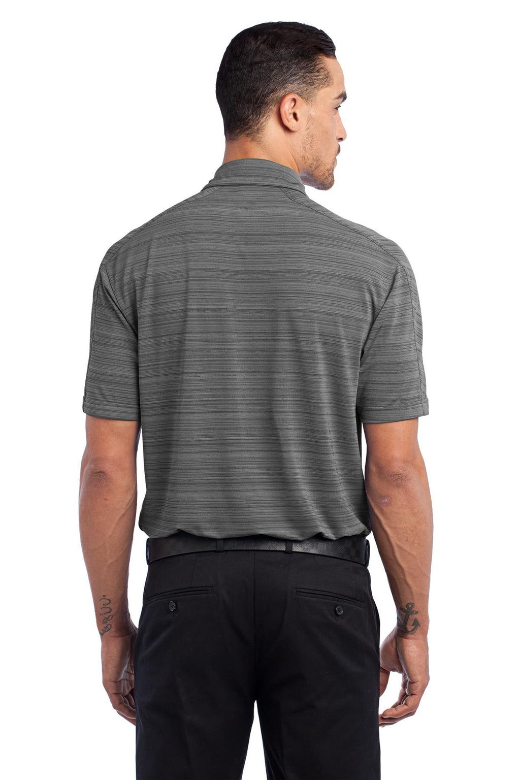 DISCONTINUED OGIO Elixir Polo. OG116 - Petrol Grey - back
