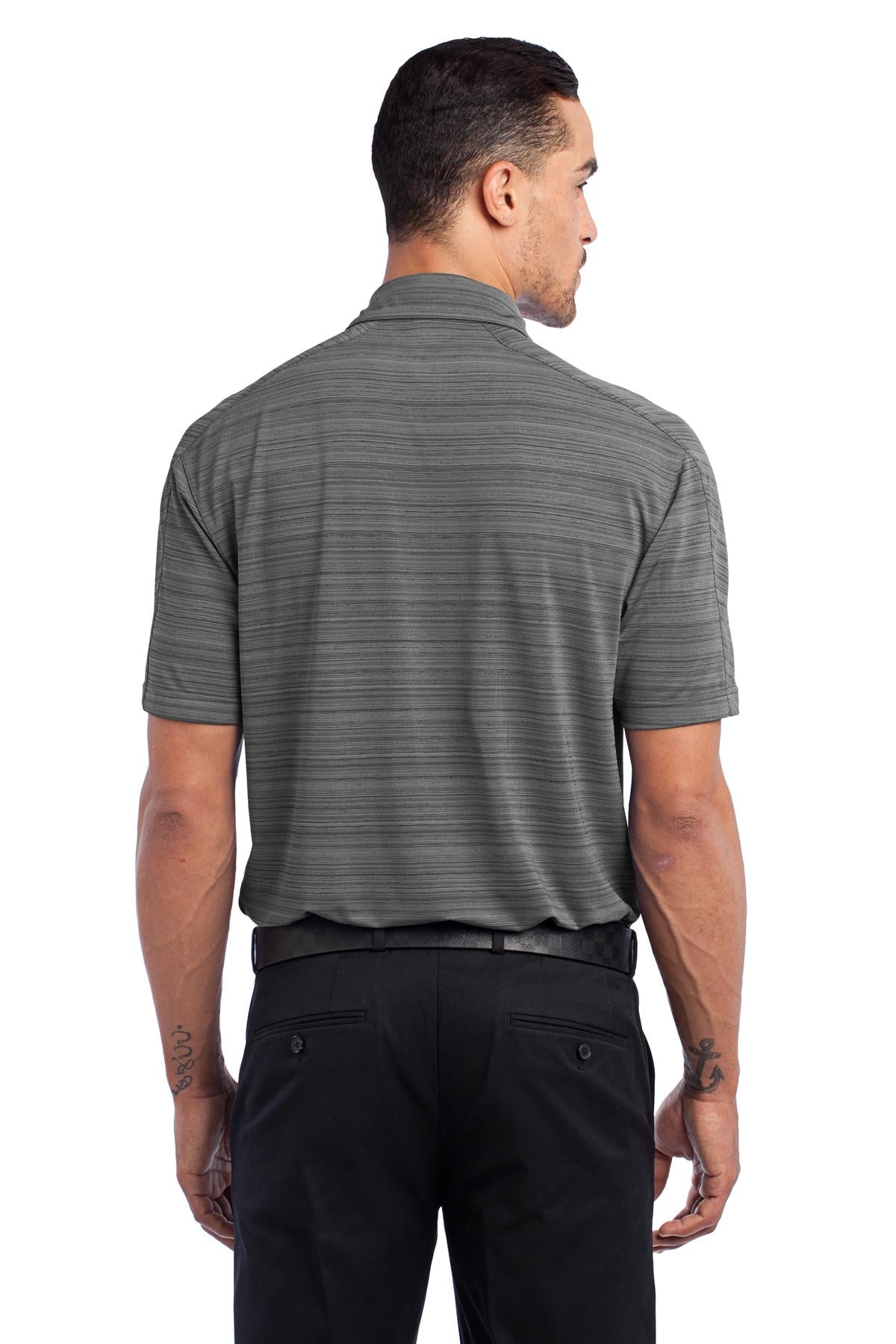 DISCONTINUED OGIO Elixir Polo. OG116 - Petrol Grey - back