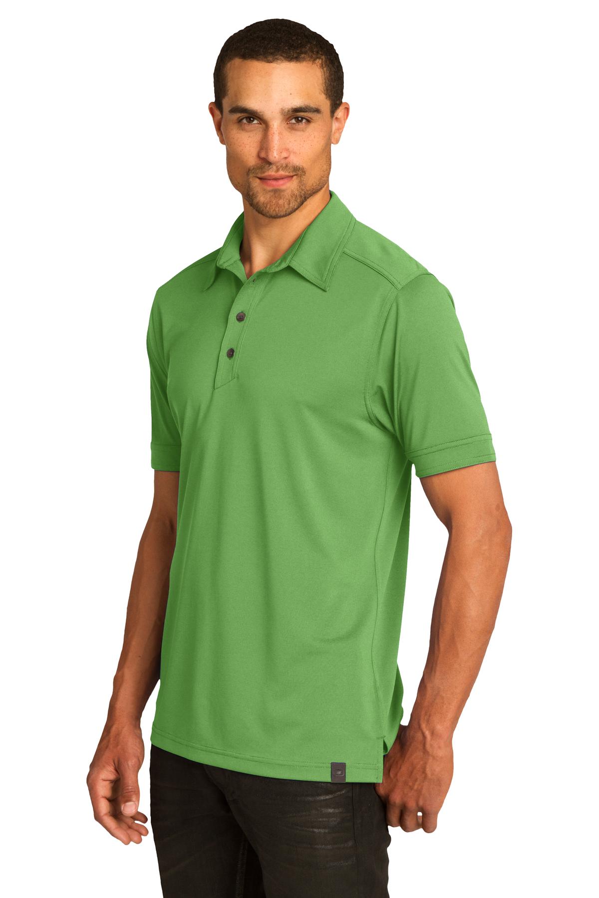 DISCONTINUED OGIO Leveler Polo. OG119 - Astro Green - three_q