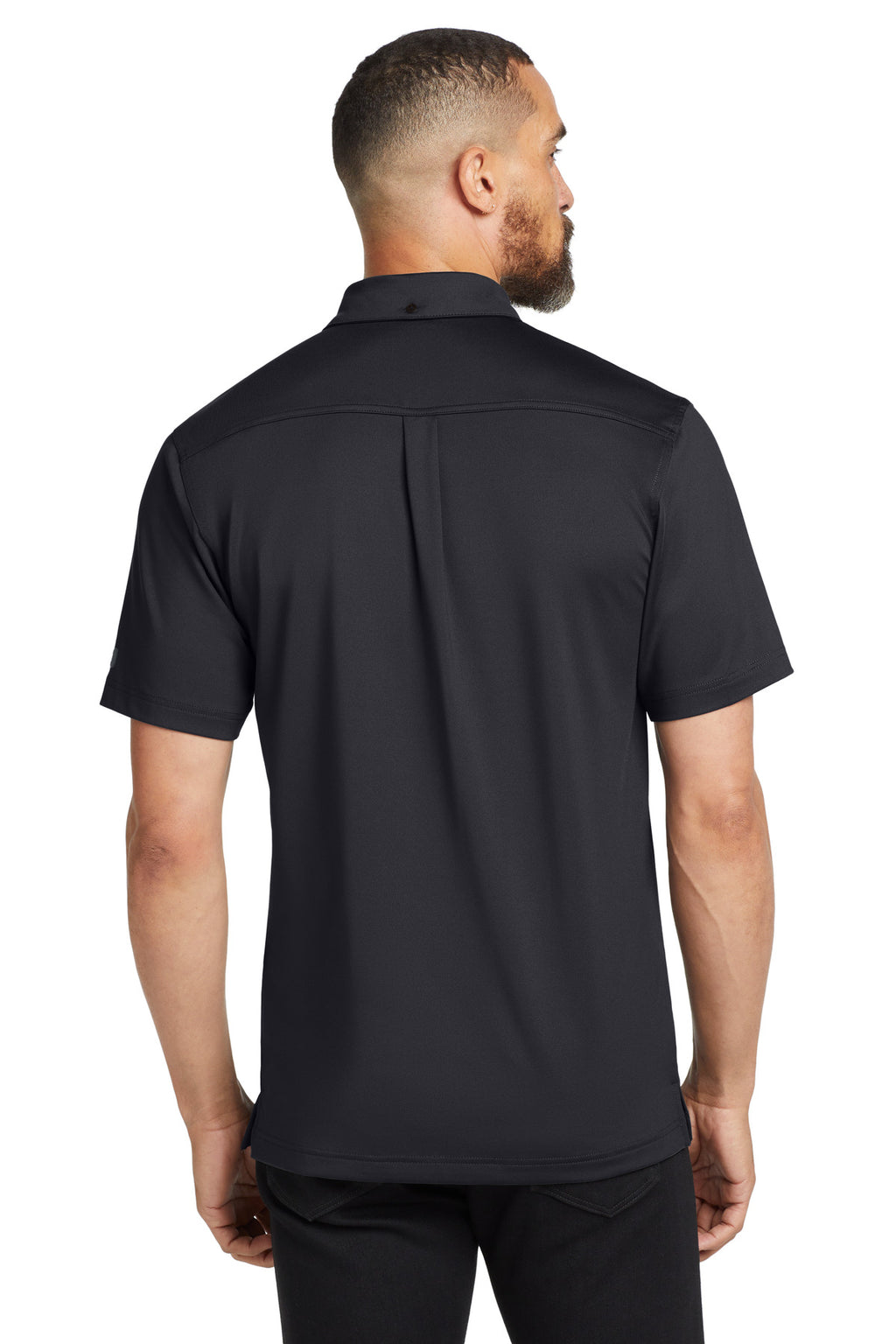 OGIO Gauge Polo. OG122 - Blacktop - back