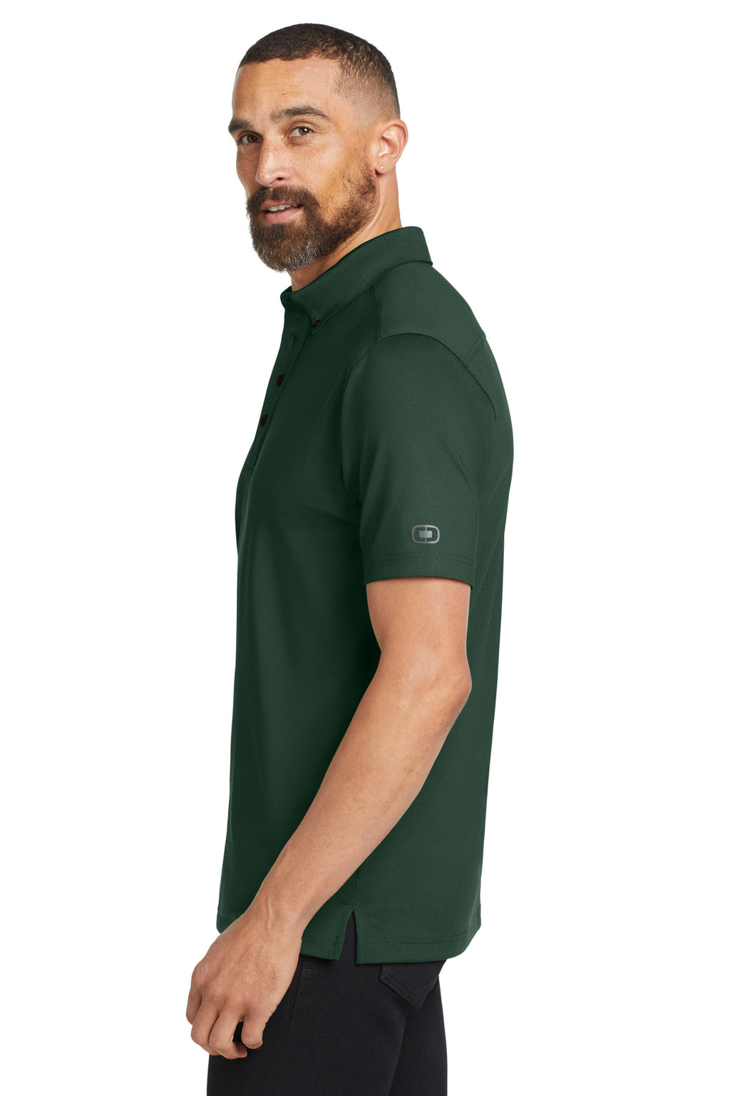OGIO Gauge Polo. OG122 - Phyto Green - side