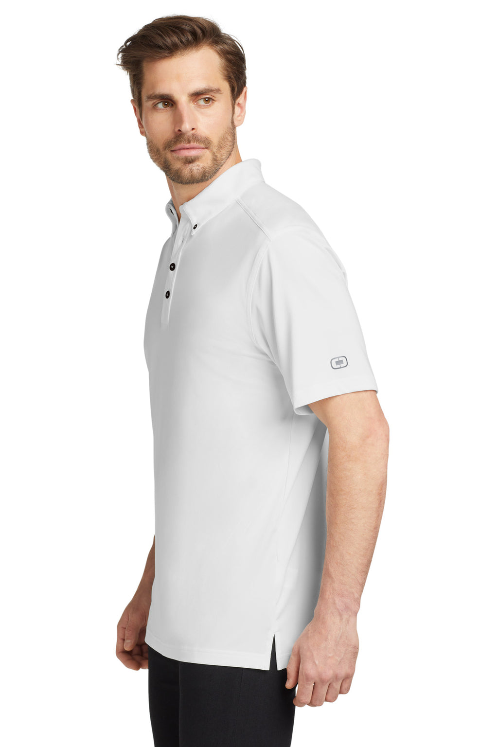 OGIO Gauge Polo. OG122 - White - side
