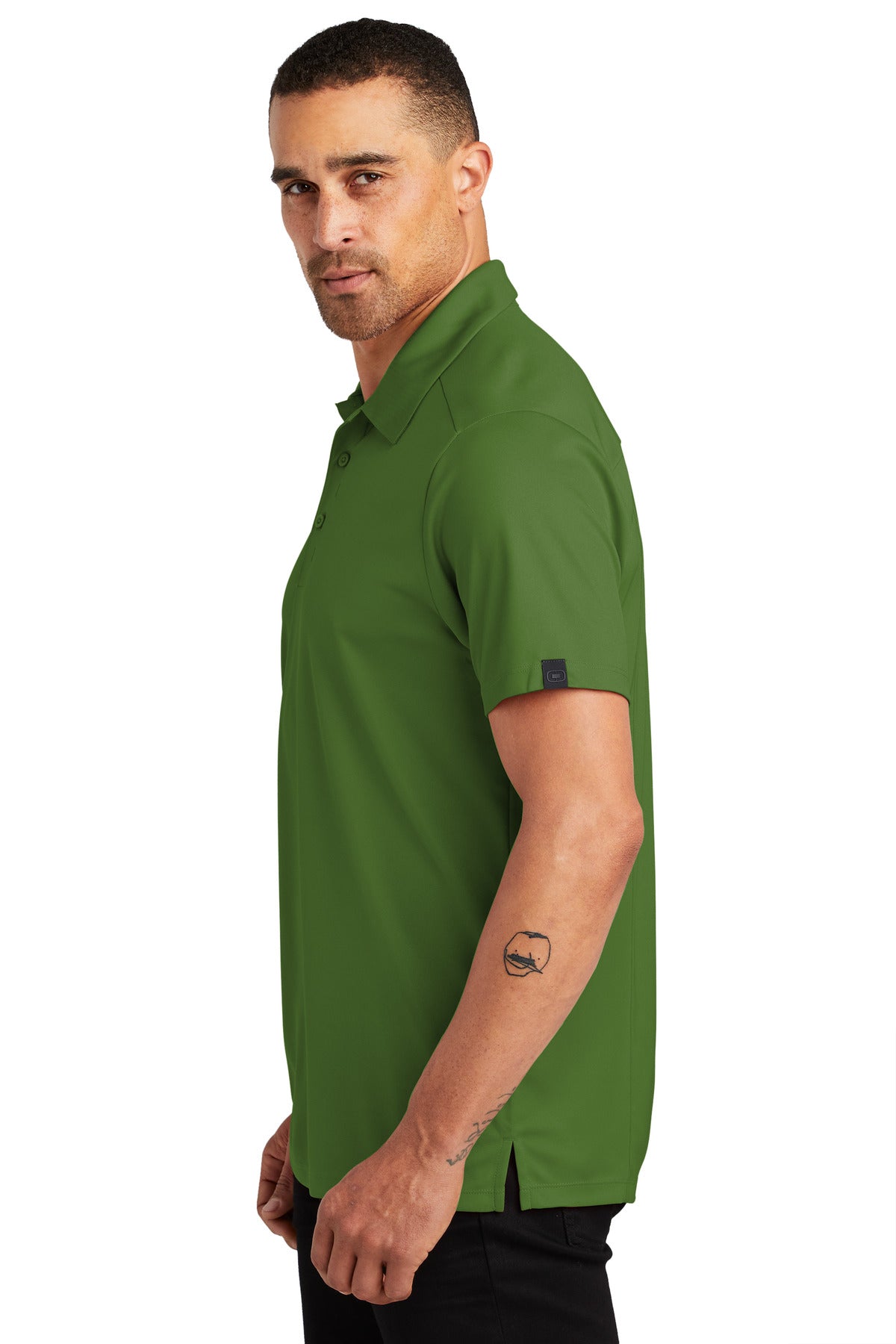 OGIO Framework Polo. OG125 - Gridiron Green - side
