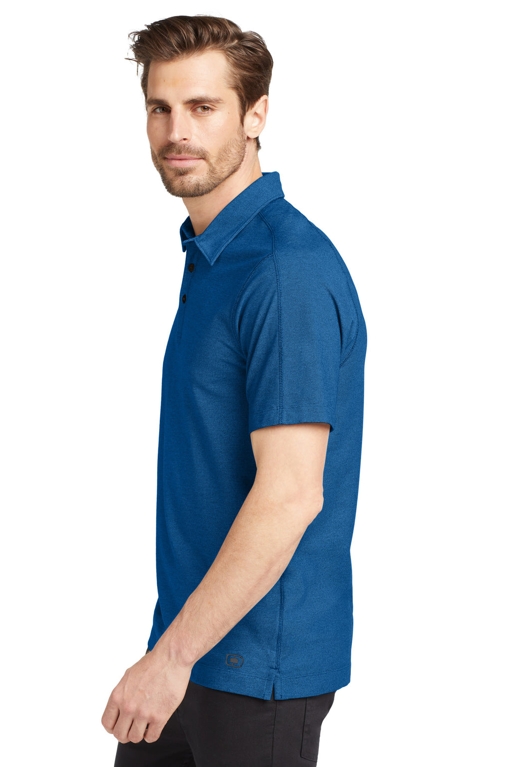 OGIO Onyx Polo. OG126 - Electric Blue - side