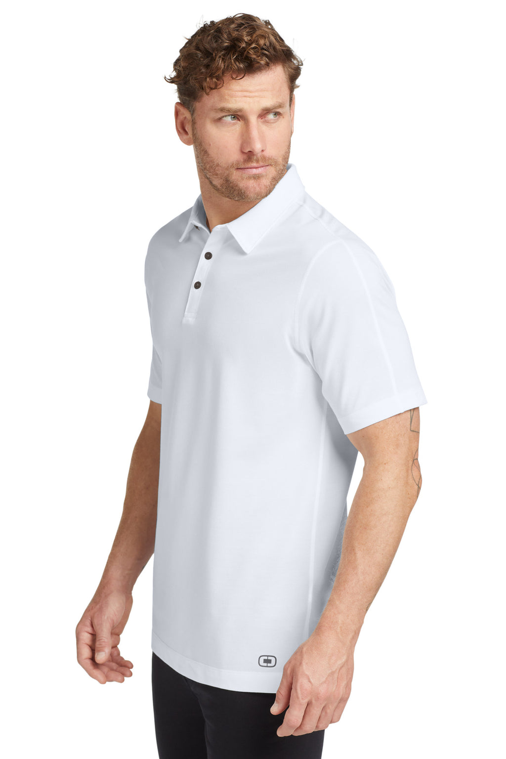 OGIO Onyx Polo. OG126 - White - side