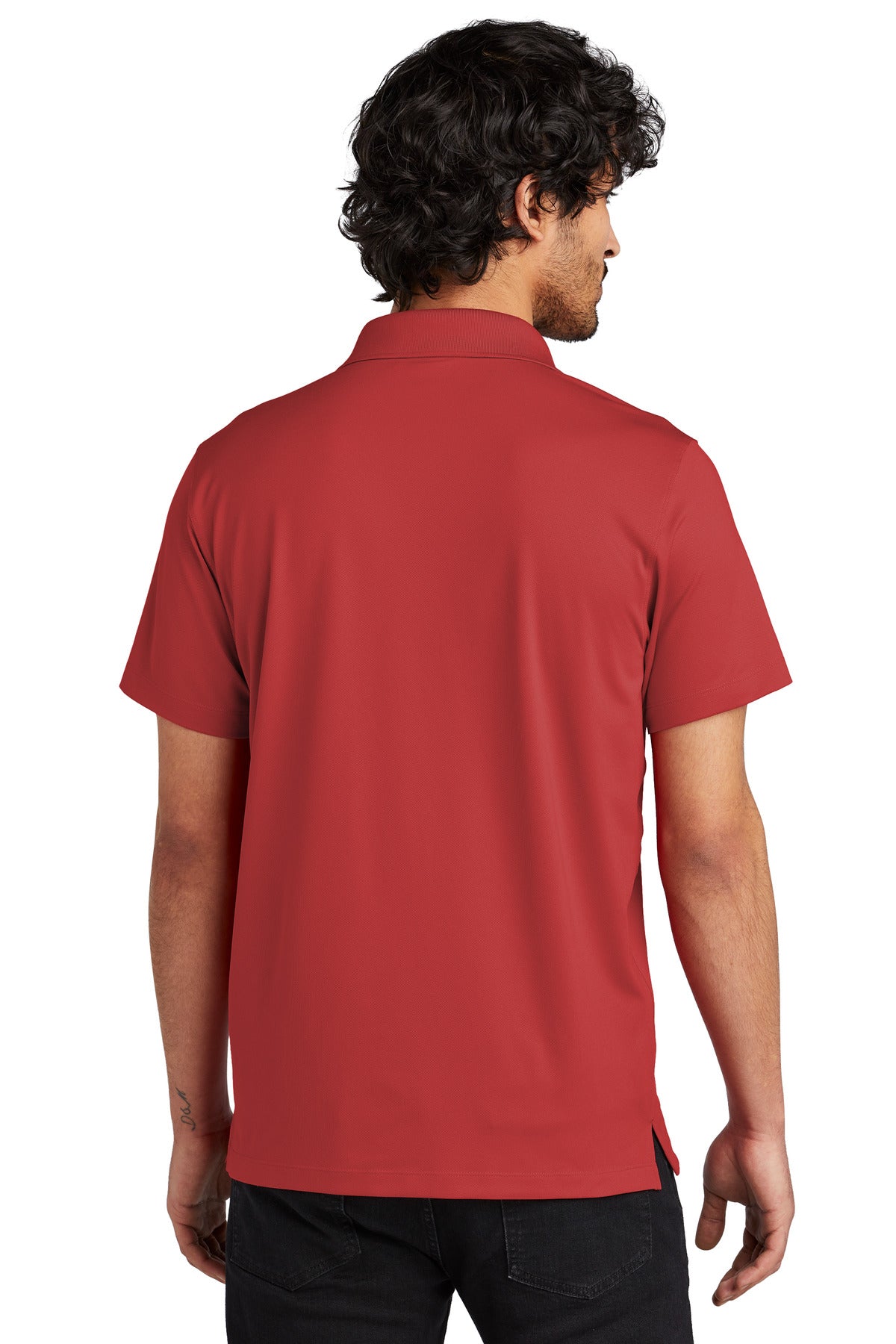 OGIO Metro Polo. OG130 - Ripped Red - back
