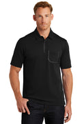 DISCONTINUED OGIO Fuse Polo. OG131 - Blacktop - front