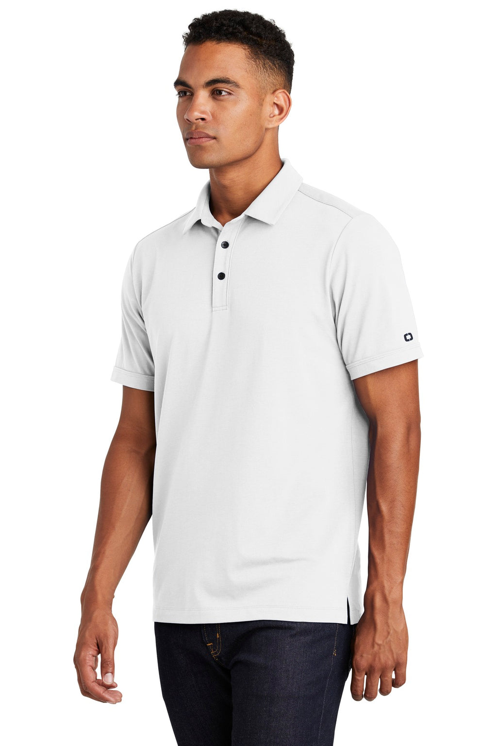 OGIO Limit Polo. OG138 - Bright White - three_q