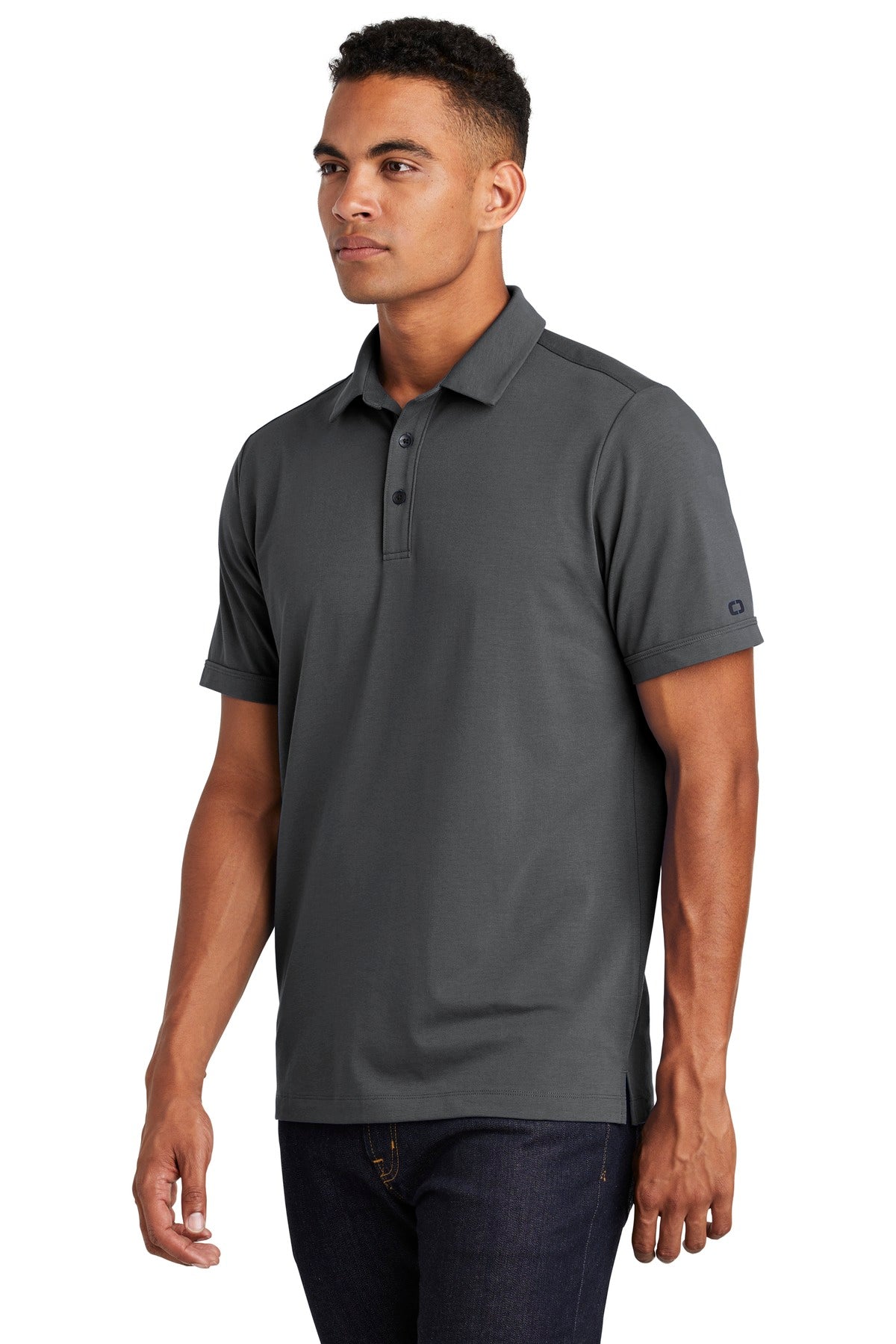 OGIO Limit Polo. OG138 - Diesel Grey - three_q