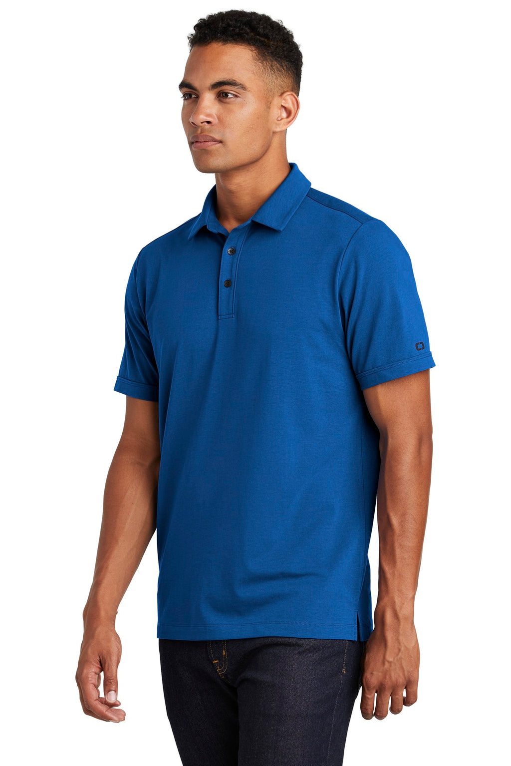 OGIO Limit Polo. OG138 - Force Blue - three_q