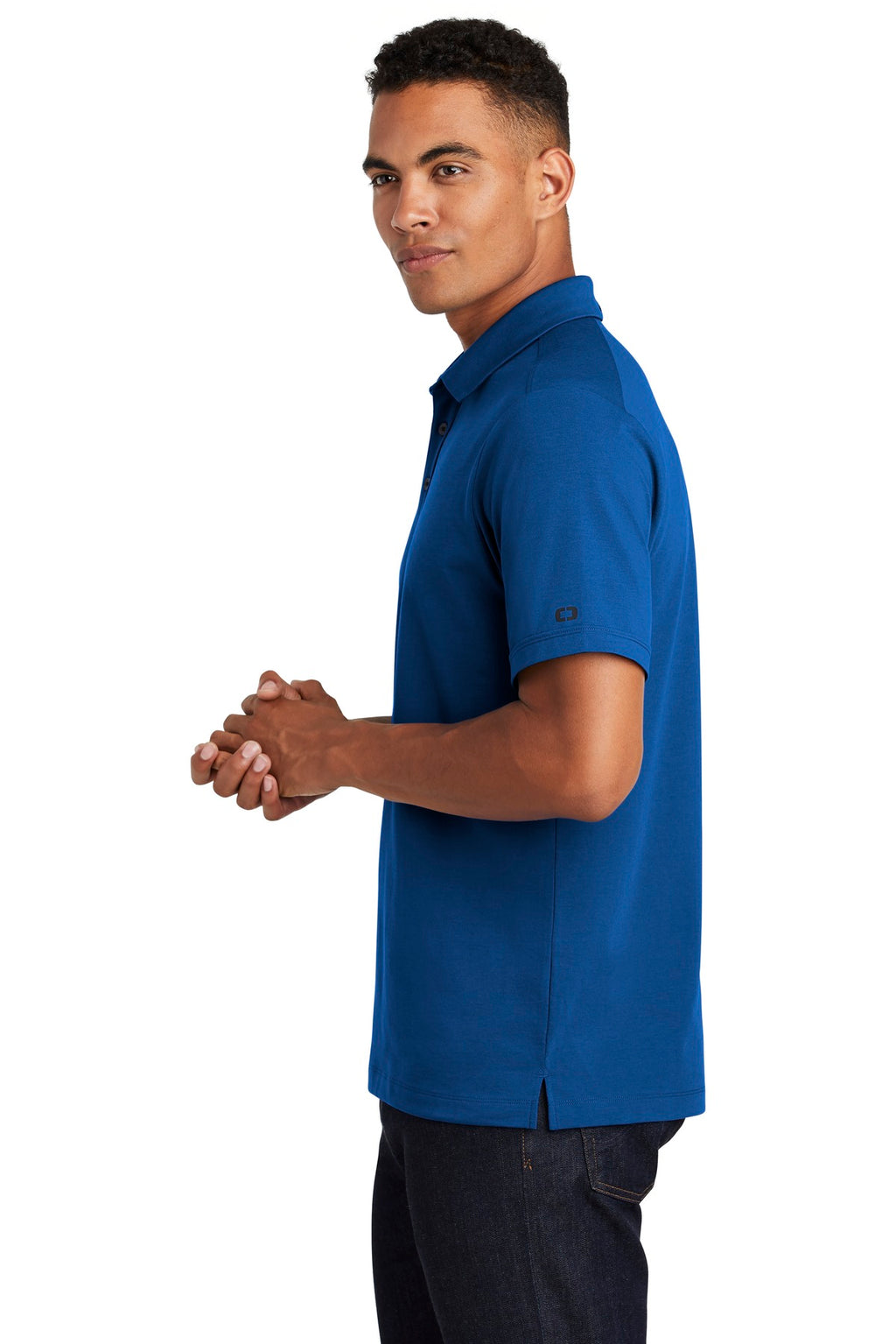 OGIO Limit Polo. OG138 - Force Blue - side
