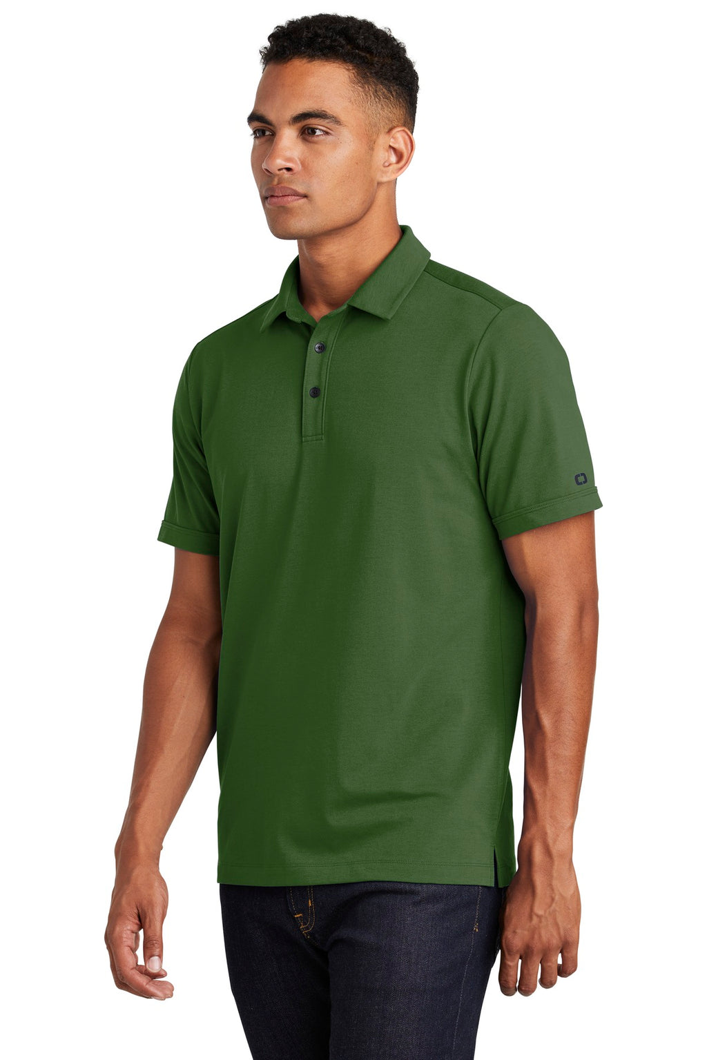 OGIO Limit Polo. OG138 - Grit Green - three_q