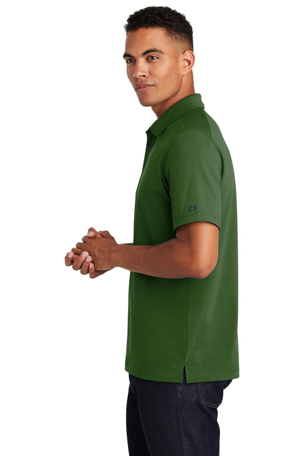 OGIO Limit Polo. OG138 - Grit Green - side