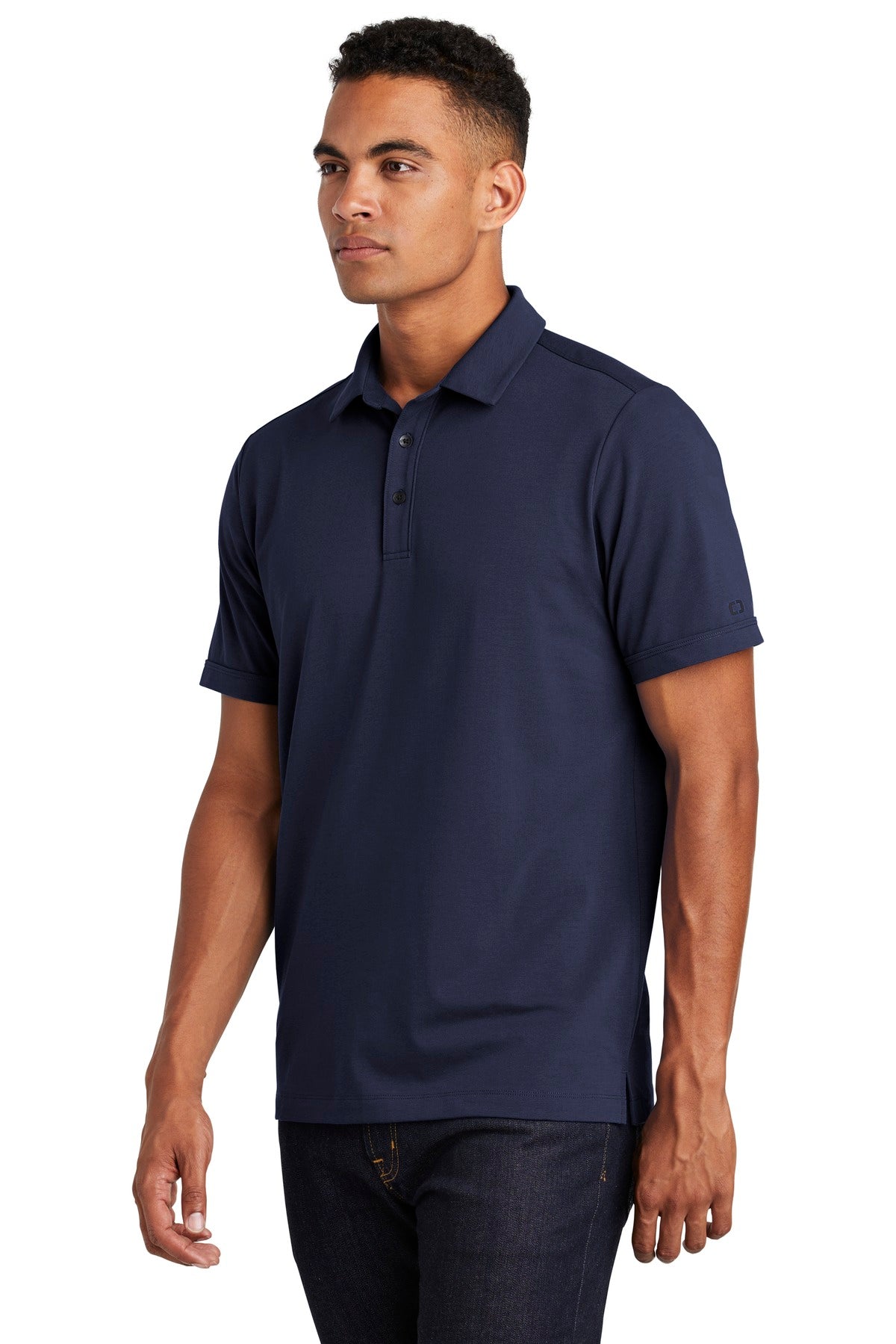 OGIO Limit Polo. OG138 - Navy - three_q
