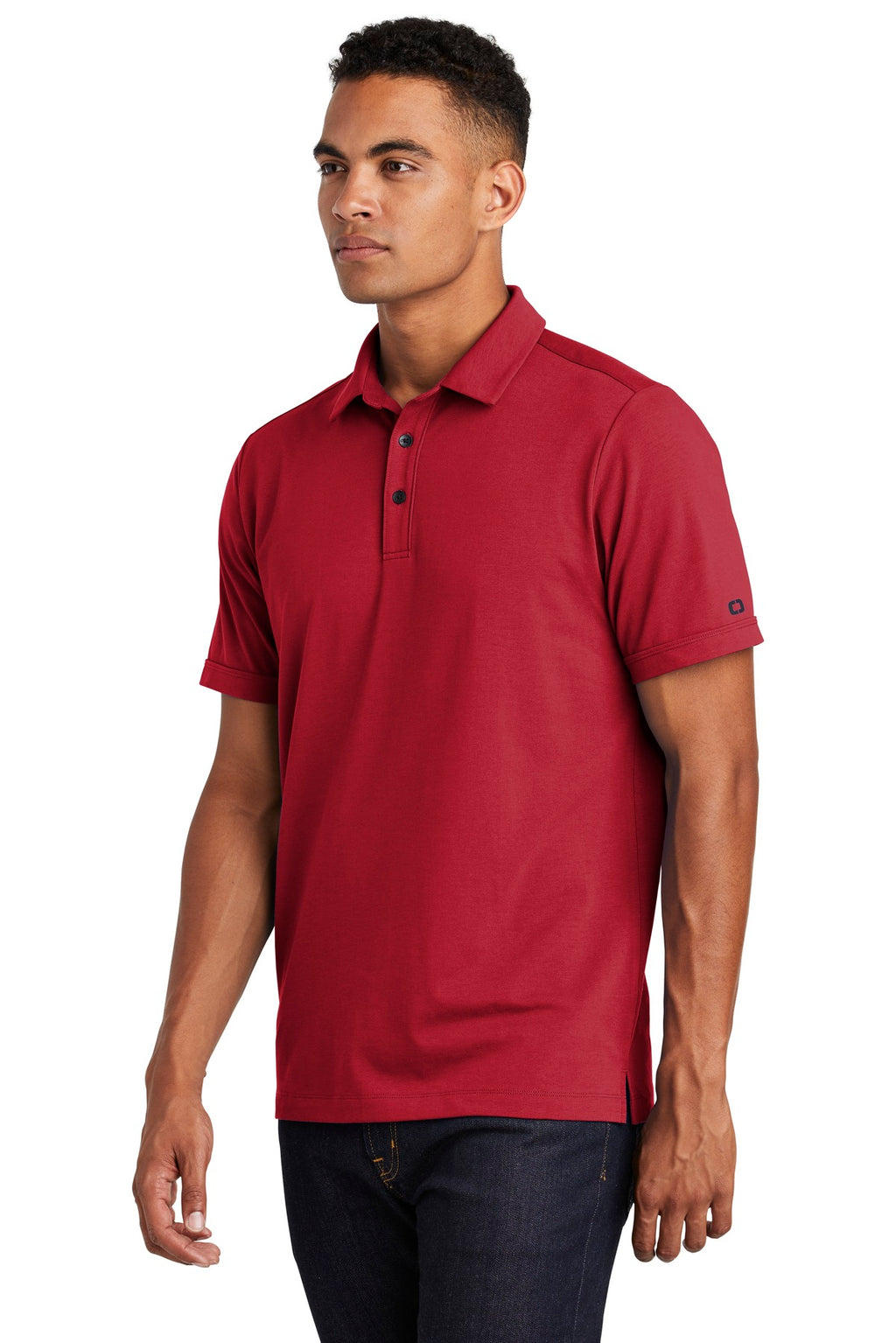 OGIO Limit Polo. OG138 - Signal Red - three_q