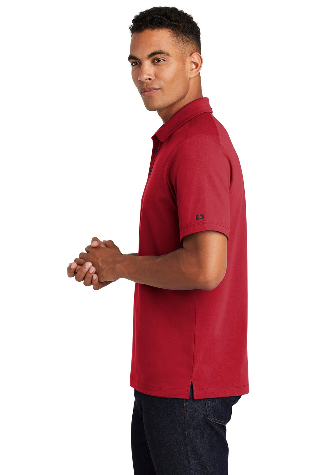 OGIO Limit Polo. OG138 - Signal Red - side