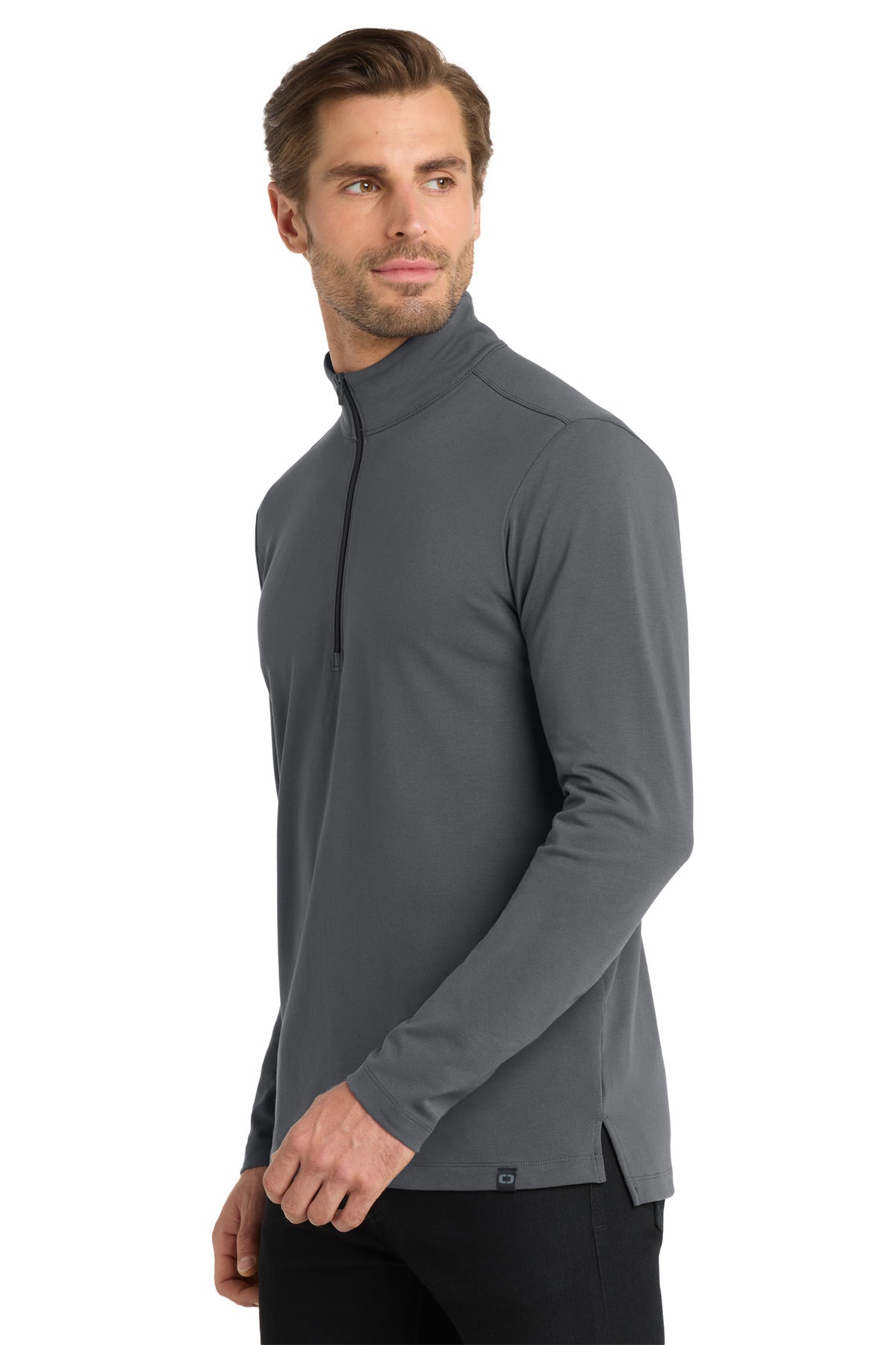 OGIO Limit 1/4-Zip. OG139 - Diesel Grey - side